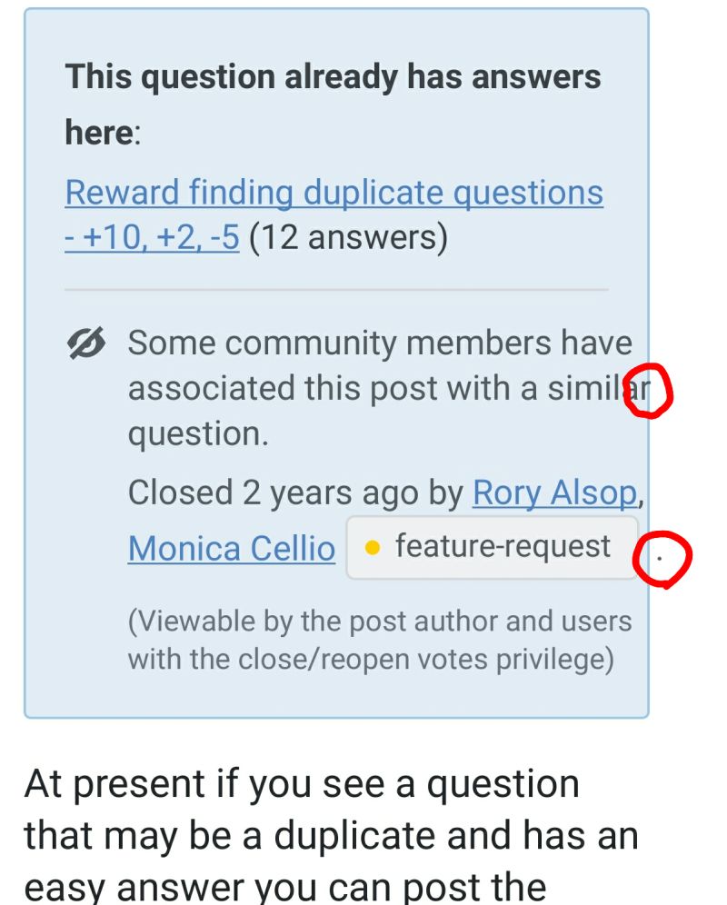 Duplicate Post Notice Sometimes Overflows Box Meta Stack Exchange - Premium Nature Photo Gallery - HD