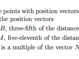 Position Vectors Please Help Mathematics Stack Exchange