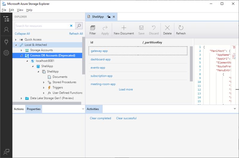 Data Explorer In Azure Cosmos Db Emulator Stack Overflow - Creative High Resolution Light Pictures | Free Download