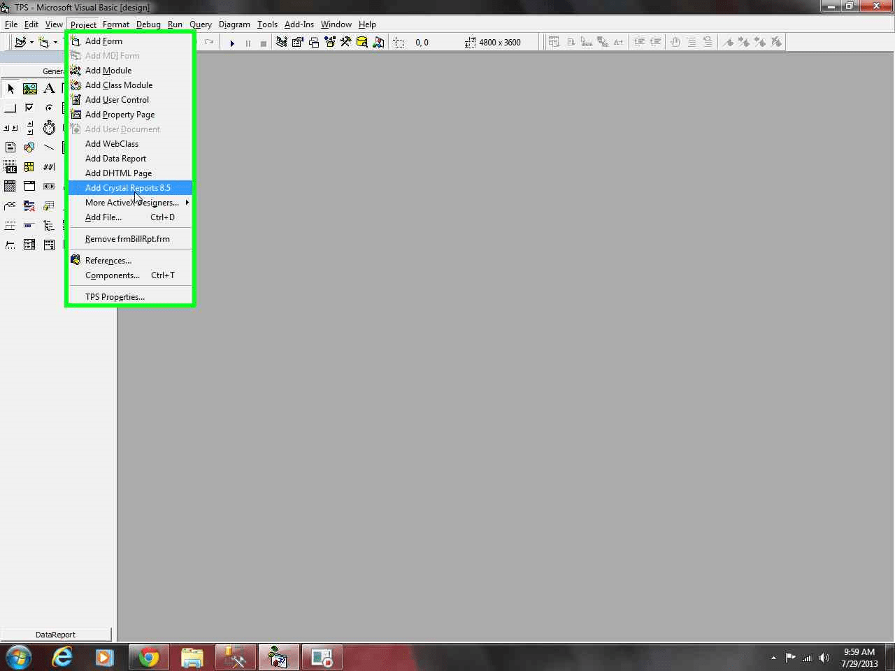 Crystal Reports And Visual Basic 6 0 Baromishal Thanked 0 Times in 0 Posts.