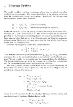 Econometrics Bivariate Probit Model With Sample Selection Cross - Premium Light Illustration Gallery - Retina