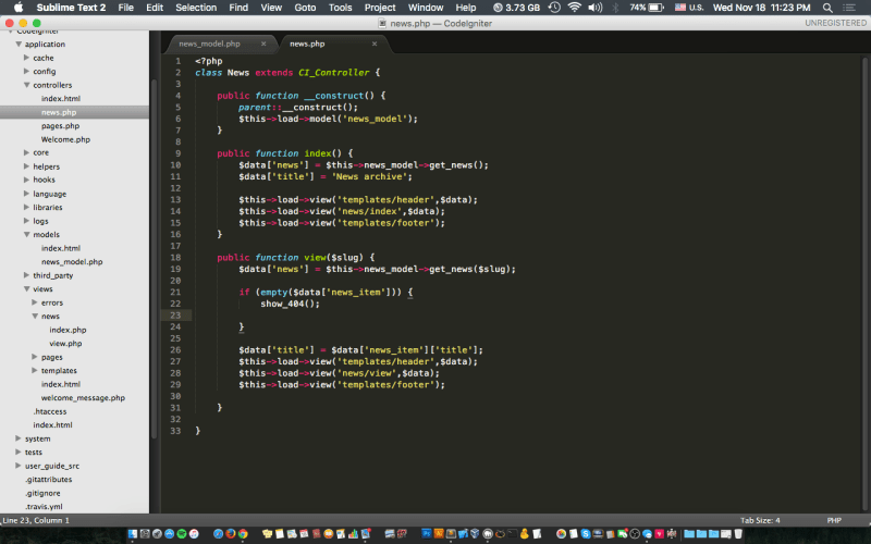 News Section Codeigniter 4 6 3 Documentation - Best City Arts in 4K