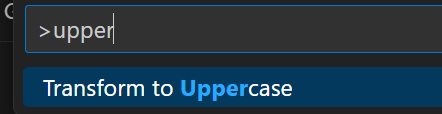 vs code dropdown