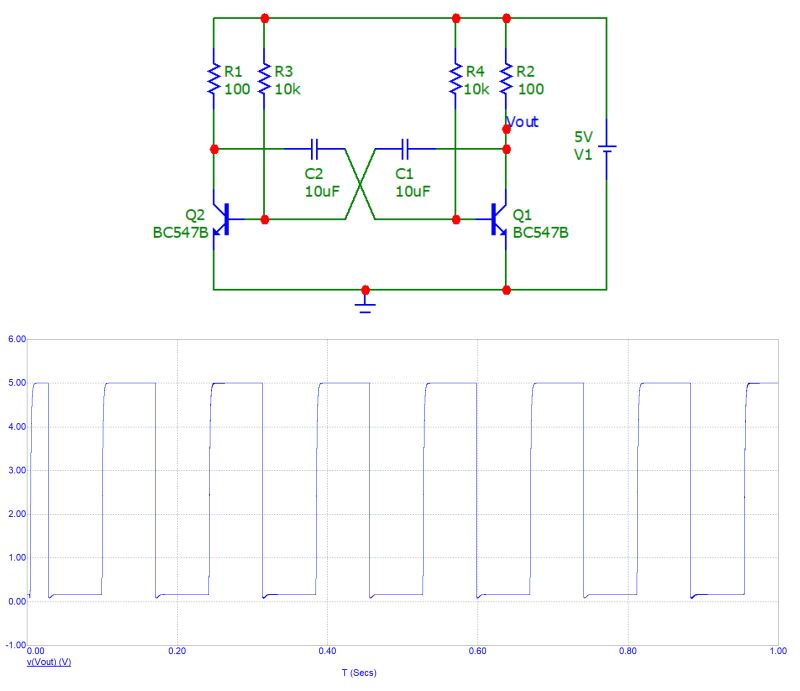 Astable Multivibrator Using Bjts 4 Steps Instructables - Premium Space Art Gallery - HD