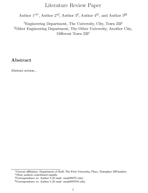 Formatting Authors With Multiple Footnotes Tex Latex Stack Exchange - Stunning Minimal Photo - Ultra HD