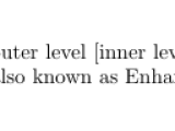 Nesting Acronym Nested Parentheses Tex Latex Stack Exchange