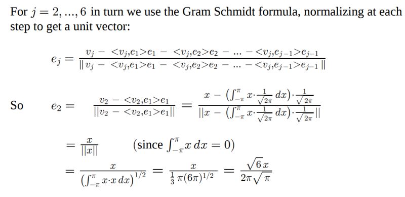 Linear Algebra Approximating A Function By Orthogonal Projection - Mobile Geometric Textures for Desktop