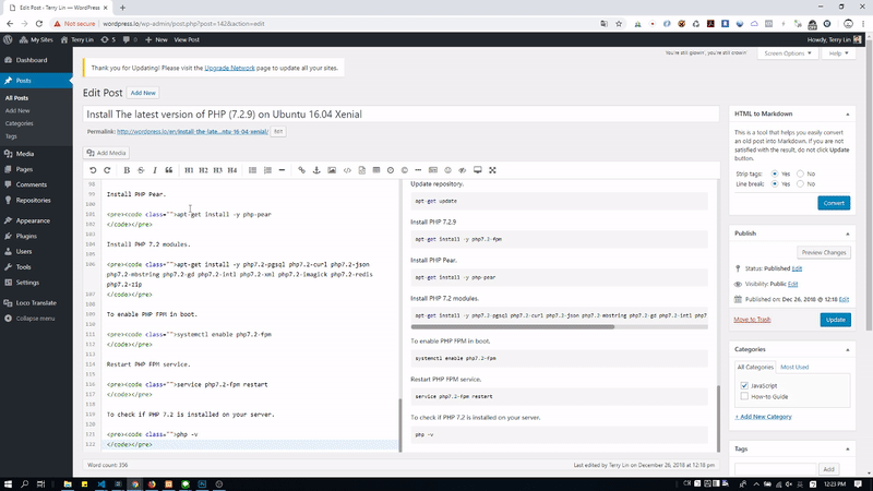 Php How To Use Markdown For Wordpress Posts Stack Overflow - 8K Landscape Pictures for Desktop