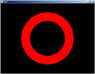 opengl circle drawing 2d algorthim shape using gl quad
