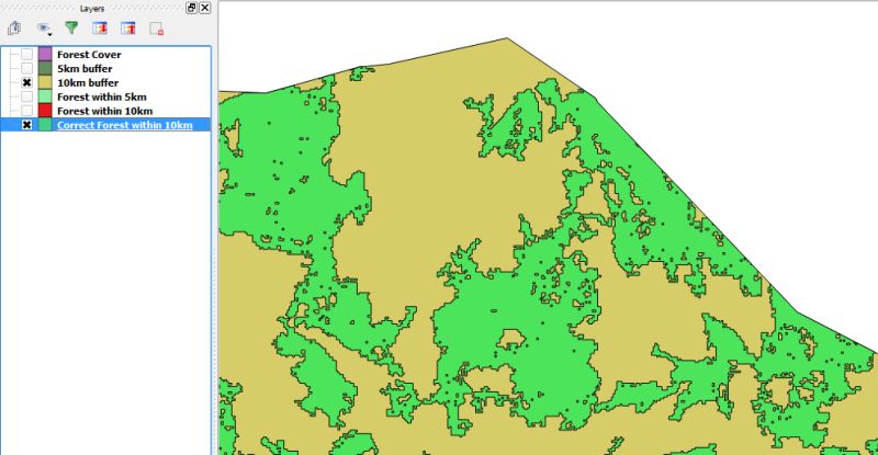 Qgis Clip Polygon Using Buffer Geographic Information Systems Stack - Premium Landscape Illustration Gallery - Full HD