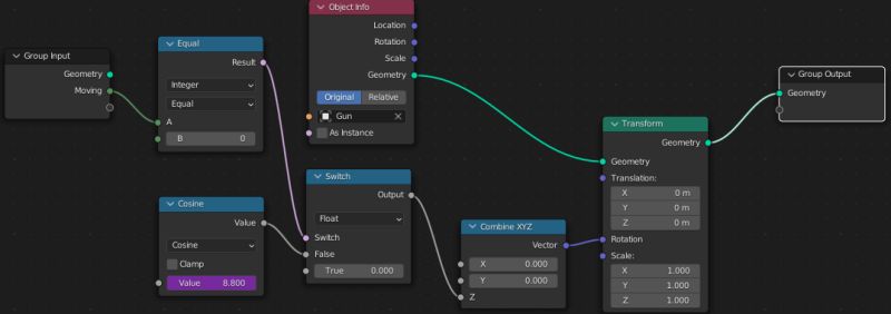 Animation Smooth Movement With Geometry Nodes Blender Stack Exchange - Geometric Wallpaper Collection - Desktop Quality
