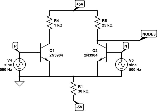 Bjt Differential Amplifier Problem Electrical Engineering Stack Exchange - City Photos - Stunning Mobile Collection