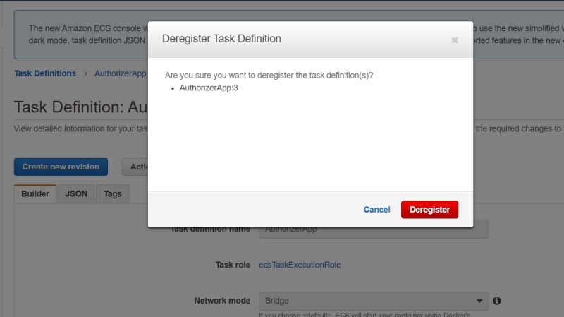 Delete An Ecs Task Definition Using Aws Cli Containers On Aws - Mobile Gradient Pictures for Desktop