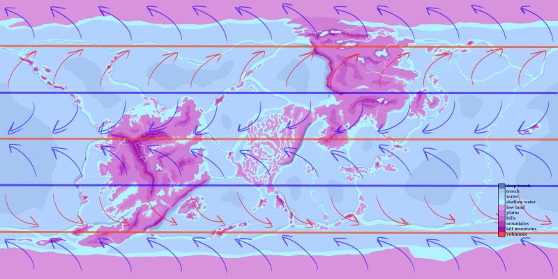 Geography Climate Map Climate Worldbuilding Stack Exchange - Mobile Dark Wallpapers for Desktop