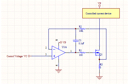Operational Amplifier Voltage Controlled Current Source Integrated - Download Professional Vintage Illustration | 8K