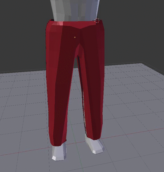 pics Blender Pants Tutorial making an elastic waistband on clothing