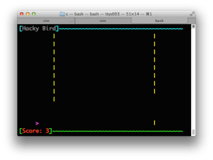bird flappy binary programming running code