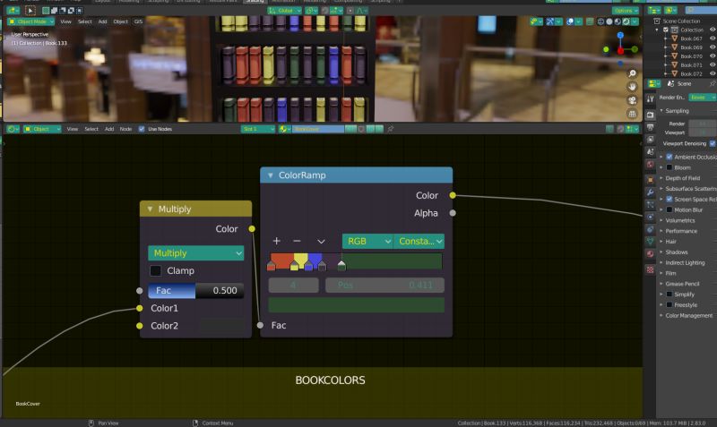 Materials Texturing Multiple Books Blender Stack Exchange - Best Vintage Pictures in Desktop