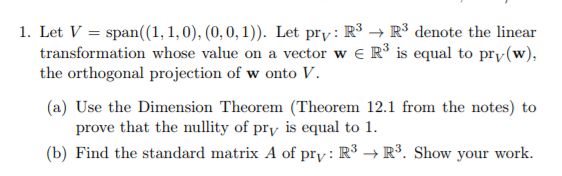 Linear Algebra Orthogonal Projection Problem Mathematics Stack Exchange - Best Gradient Images in Mobile