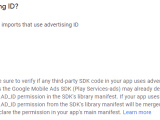 Android Google Play Console Does Your App Use Advertising Id Stack
