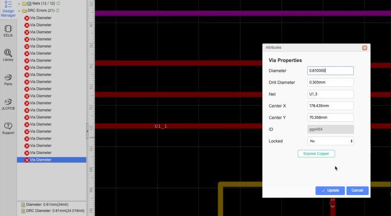 Drc Error In Pcb Design Electrical Engineering Stack Exchange - Dark Texture Collection - Full HD Quality