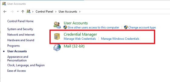Credentials Manager Windows 10 - Best Mountain Wallpapers in HD