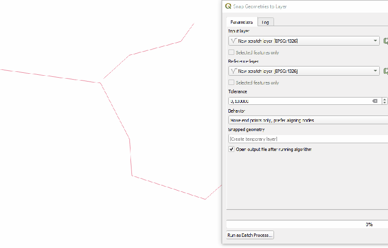 Qgis Automatically Join Lines By Snap Geographic Information Systems Stack Exchange - Best Vintage Illustrations in HD
