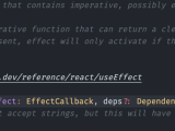Javascript Are There Pitfalls With Return Value From Cleanup Function
