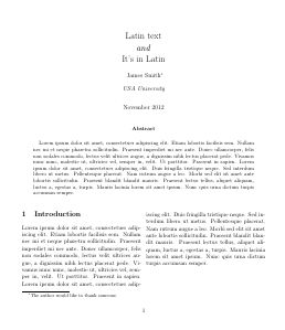 Custom Footnote Superscript In Two Column Article Tex Latex Stack - Creative Mountain Texture - HD