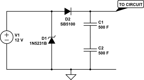 Charge 5 4v Supercap With 12v Solar Panel Electrical