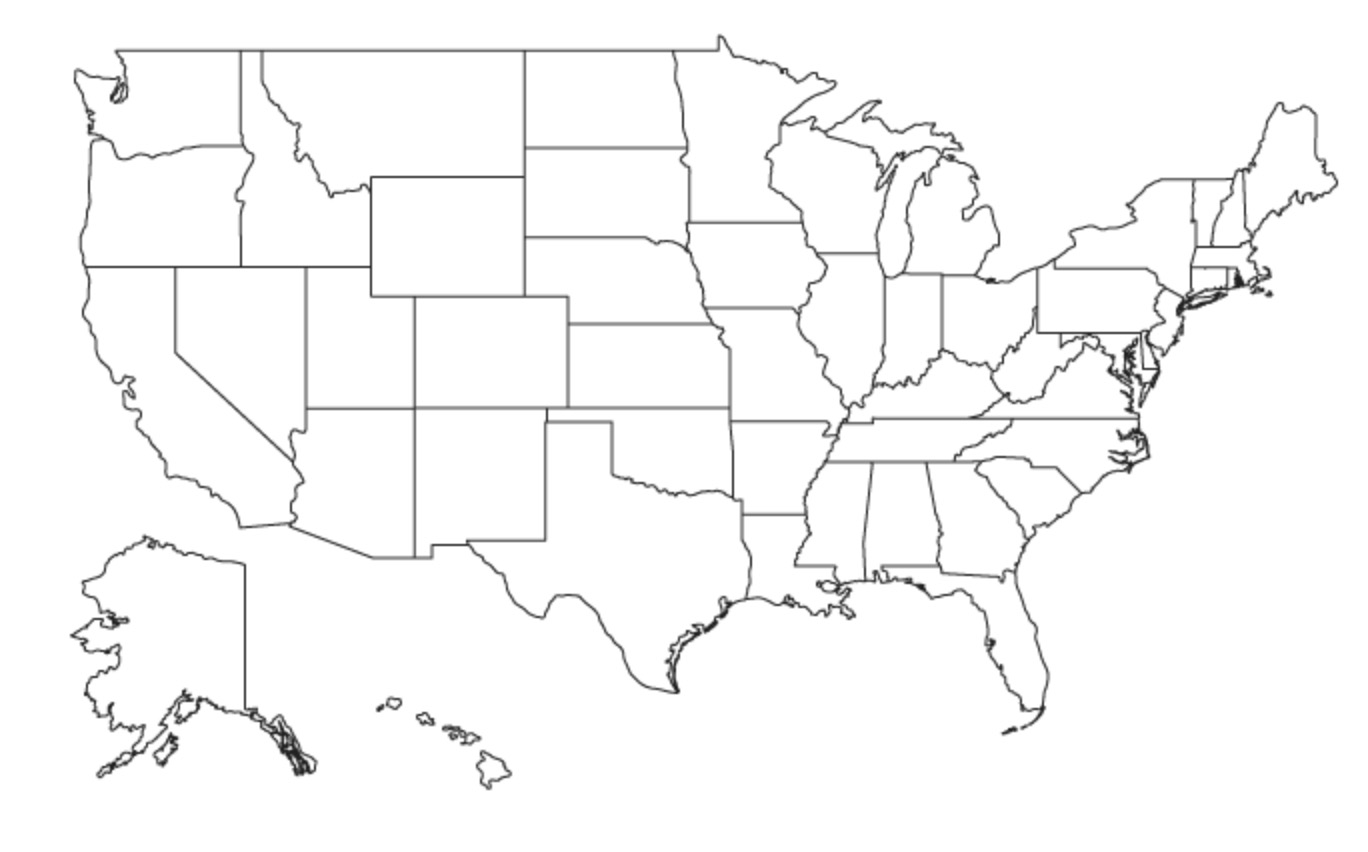 The map legend is sometimes called the map key. How To Make Geoalbersusa Projection Straight Not Curved Like Geomercator Stack Overflow