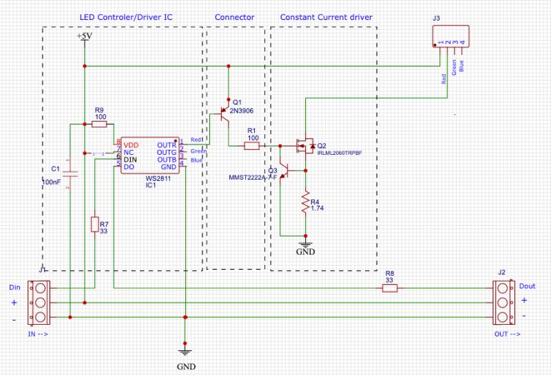 Led Driver Driving Multiple Variable Amount Of Leds With Ws2811 - Incredible Retina Minimal Arts | Free Download