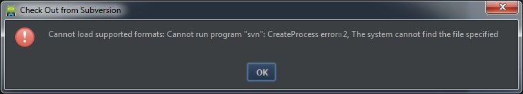 Android Svn Checkout Fails With The Cannot Run Program Cannot - Premium Colorful Texture - Retina