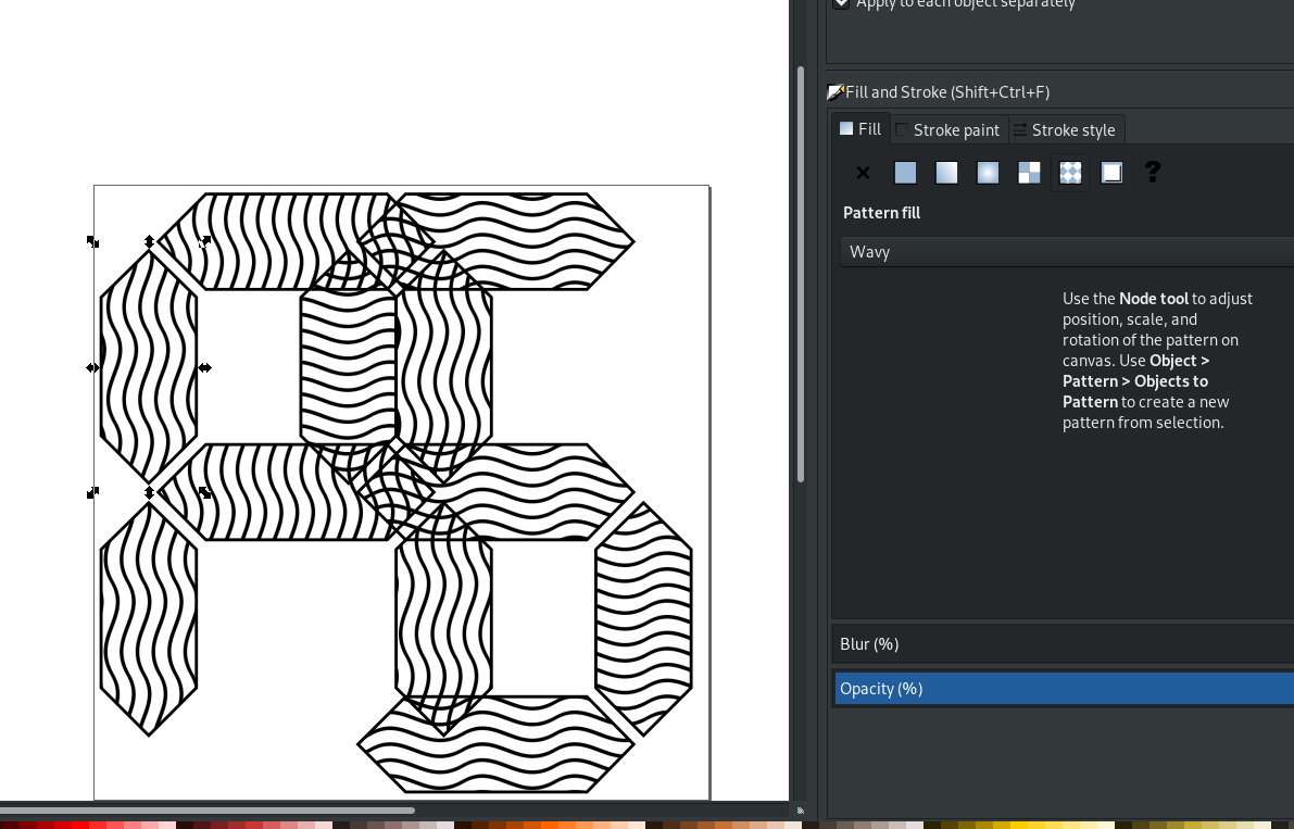 Click on any pattern to see and copy the svg pattern used into your html. Svg Inkscape Convert Fill Pattern To Path Super User