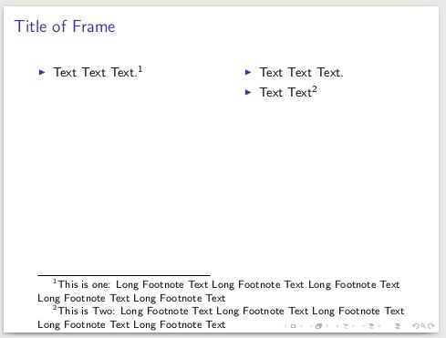 Footnote Without Numbering And Without Indention In Beamer Class Tex - Premium Geometric Art Gallery - Desktop