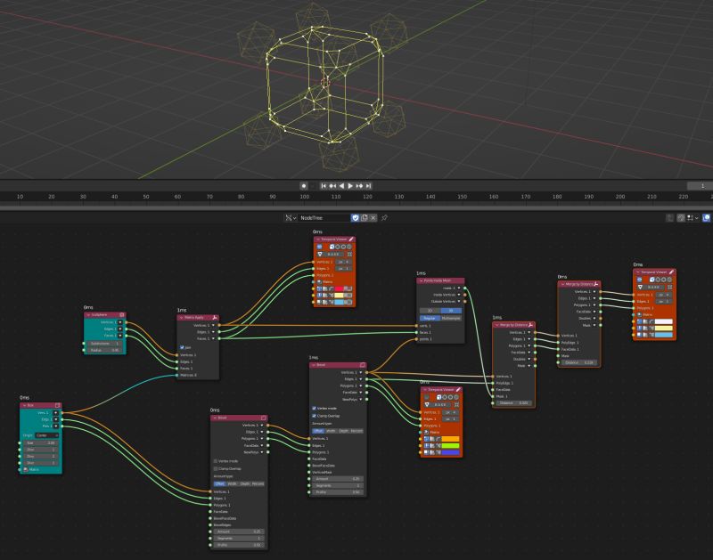 Sverchok Vector Interpolation Example Blender Stack Exchange - Beautiful 8K Ocean Arts | Free Download