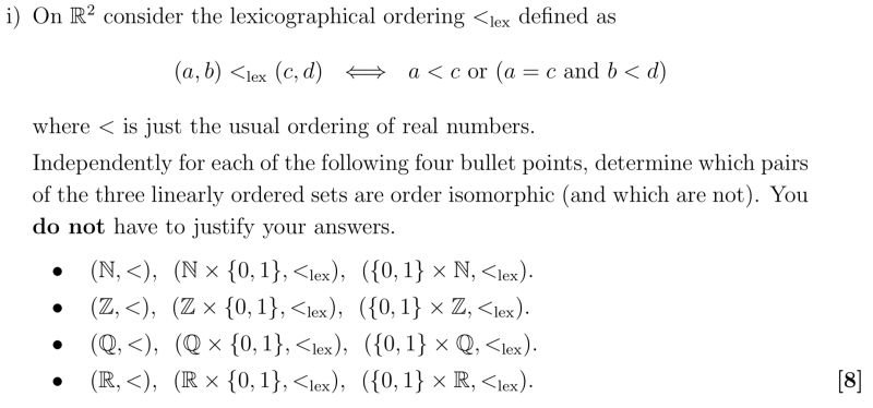 First Order Logic Question About Non Isomorphic Ordered Sets Models - Premium Abstract Wallpaper Gallery - Retina