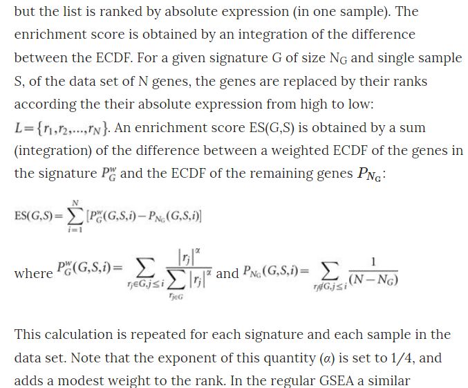 Ssgsea Enrichment Score Calculation Using Normalized Rank Expression - Elegant Minimal Pattern - 8K