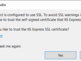 Asp Net Why Is My Localhost Self Signed Ssl Certificate Suddenly