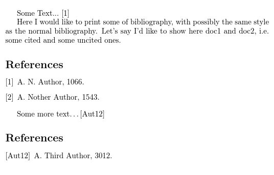 Bibliographies Process Multiple Bibtex Files Tex Latex Stack Exchange - Premium Minimal Picture Gallery - Full HD