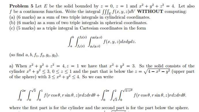 Integration Convert Triple Integral In Cylindrical Coordinates To - City Designs - Gorgeous Desktop Collection