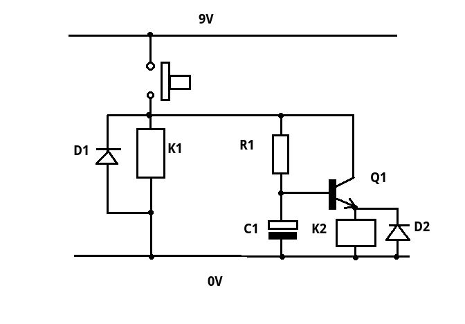 Relay Push Button Switching Circuit Electrical Engineering Stack - Best Space Textures in Mobile
