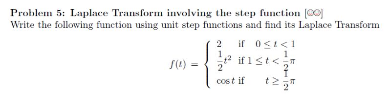 Laplace Transforms Second Shift Theorem Mathematics Stack Exchange - Beautiful Geometric Background - Ultra HD