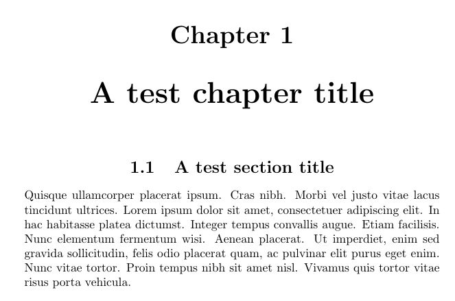 Sectioning Chapter Headings Change Alignment To Center And Without - Light Photos - Creative 8K Collection