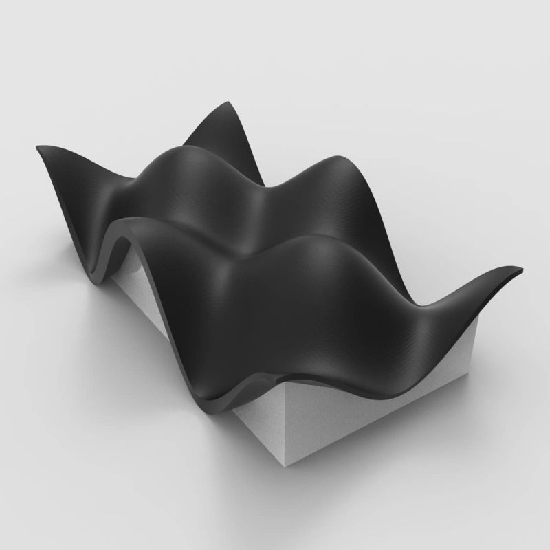 Double Curvature Surface From Curves Generated With Geometry Node - Beautiful Full HD Nature Images | Free Download