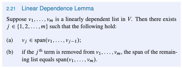 Linear Dependence Lemma 2 Mathematics Stack Exchange - City Texture Collection - Mobile Quality