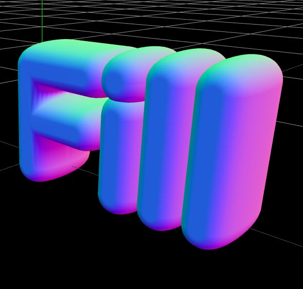 Javascript Further Smooth The Vertices Of Three Textgeometry Object Via Threex Dilategeometry - Download Creative Colorful Pattern | Retina