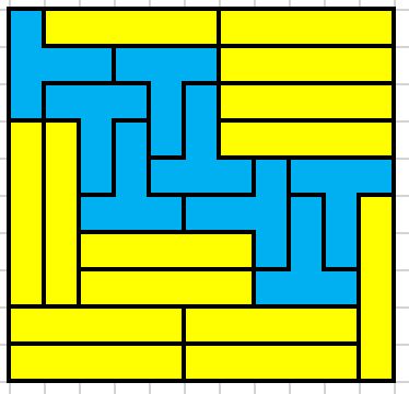 Geometry Tiling Rectangles With T Pentomino Plus Rectangles - Premium Nature Photo Gallery - 8K