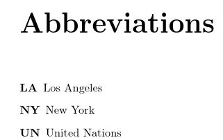 Glossaries List Of Abbreviations Alphabetically Ordered And List Of Symbols Ordered By Usage - Ocean Illustrations - Perfect Mobile Collection
