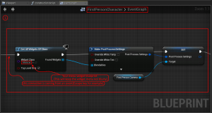 ue4 blur pause screen arrow dof stack